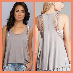 FreePeople🏺knotty tank🏺EUC🏺szM